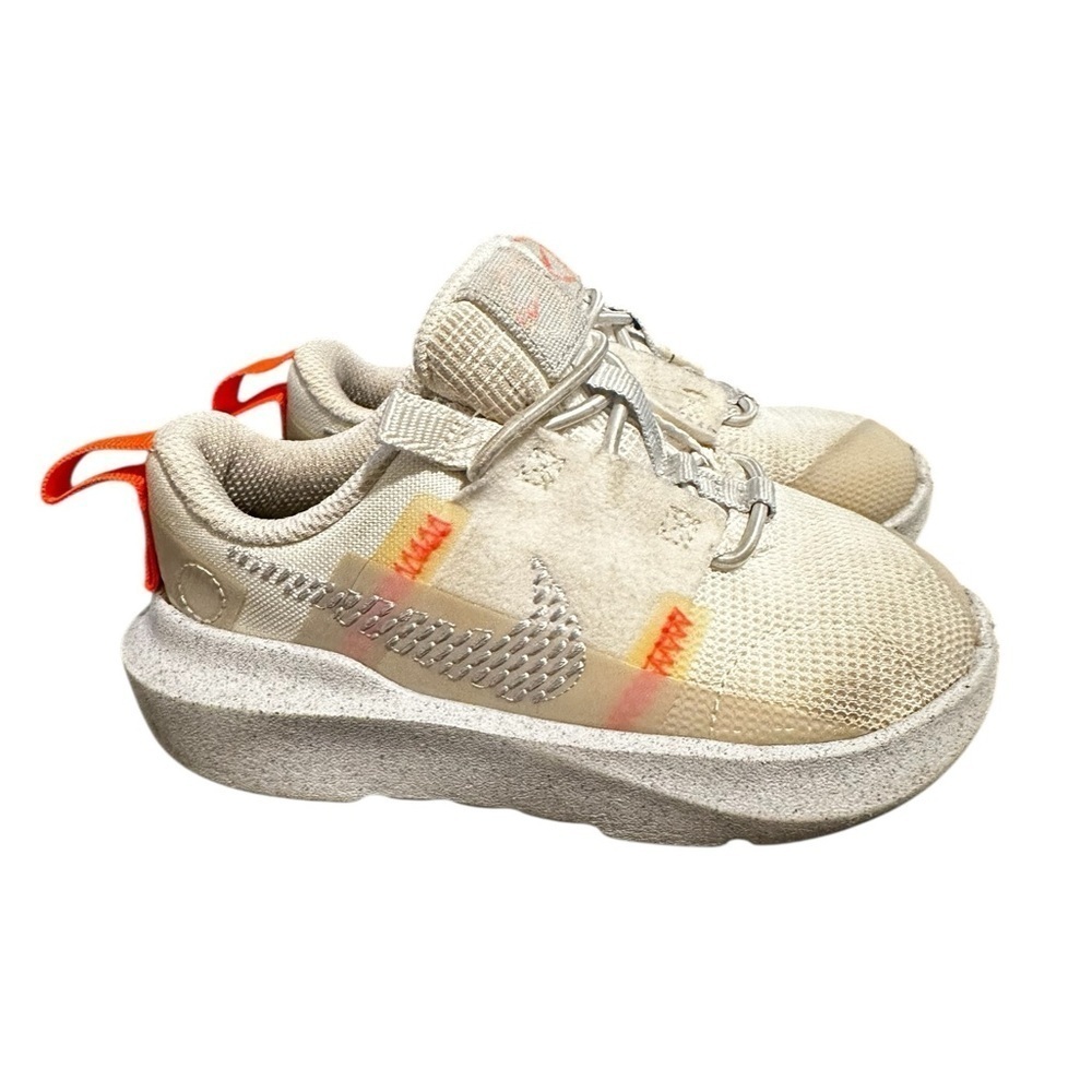 Size 8c - Nike Crater Impact GS Shoes WhiteToddlers Casual Sneaker | DB3553- 101 - Picture 1 of 10